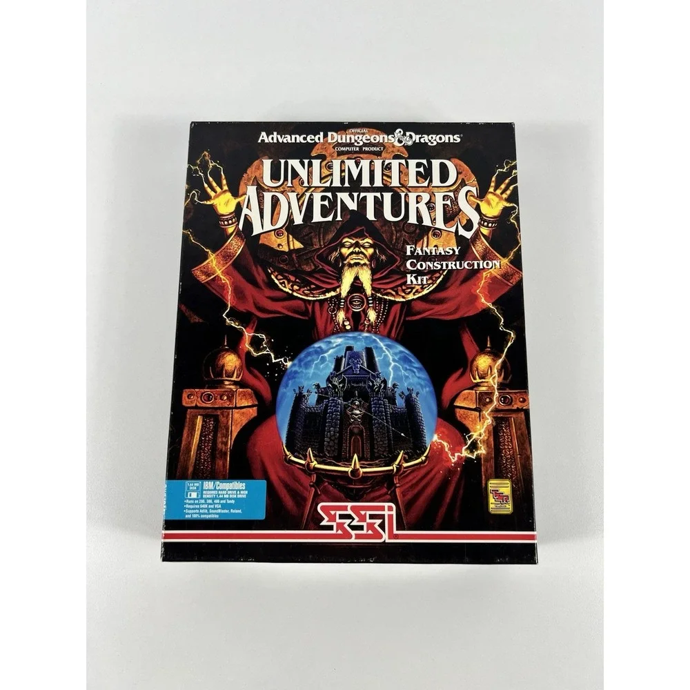 Advanced Dungeons & Dragons Unlimited Adventures BIG BOX & Dragons Of Flame 3.5